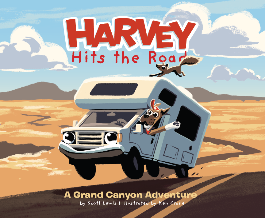 Harvey Hits the Road: A Grand Canyon Adventure (Pre-Order + Free Sticker)