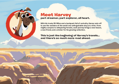 Harvey Hits the Road: A Grand Canyon Adventure (Pre-Order + Free Sticker)